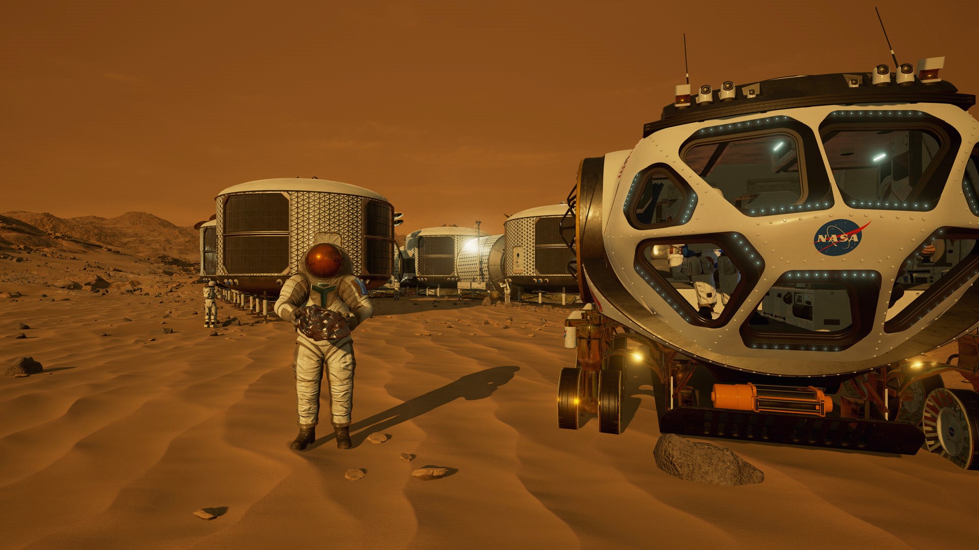 human Mars: Open world simulation